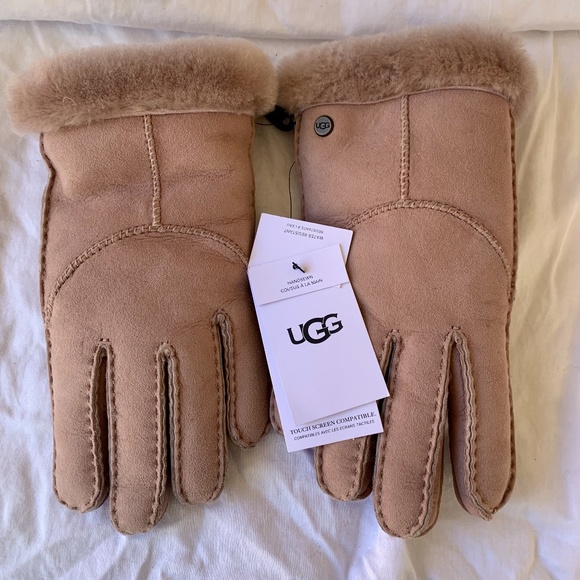 UGG Accessories Ugg Sheepskin Whistitch Touchscreen Gloves Cliff